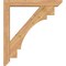 Ekena Millwork Merced Slat Smooth Bracket w/ Offset Brace, Western Red Cedar, 5 1/2"W x 34"D x 38"H BKT0604X34X38MRC06SWR - alternate 4